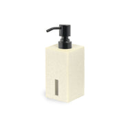 FOH RSP032GYR12 10oz Morocco Pump Stone With Matte Black Top Includes One RSP004GYR12-BTM 10oz Morocco Soap Pump Base Stone