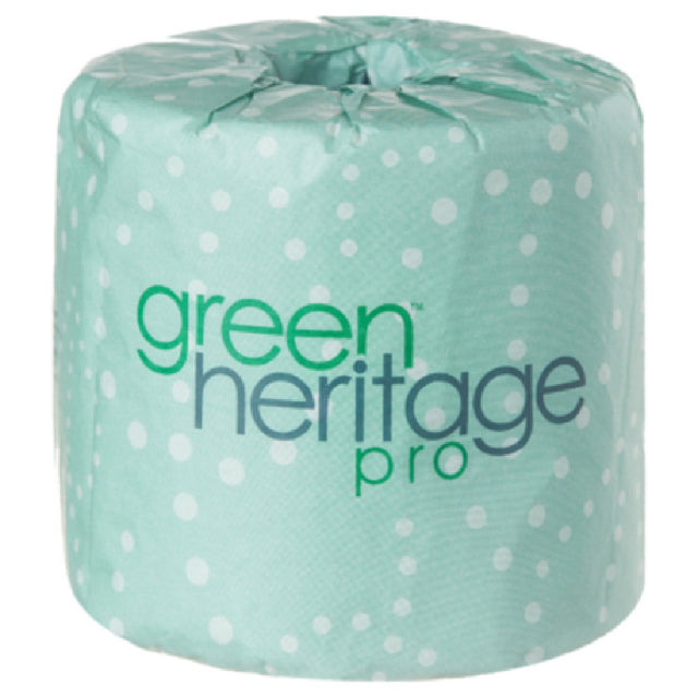 JMC Janitorial RES248 - Green Heritage Pro, Single Roll Bath Tissue 2 PLY 96/400CT 4.0" X 3.1"