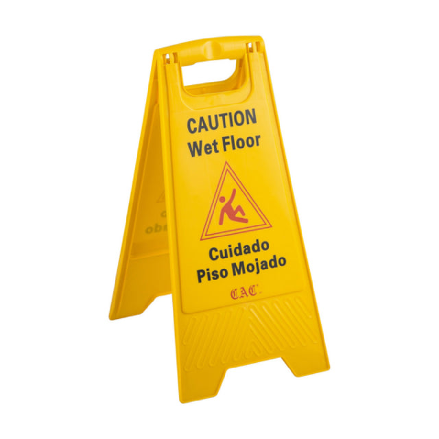 CAC China SCWF-A Sign "Wet Floor" English & Spanish