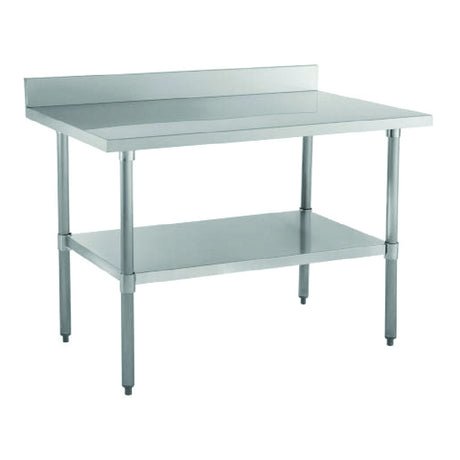 Hubert 28W-314 - Kratos Worktable, 30"x48", With 4" Backsplash And Undershelf