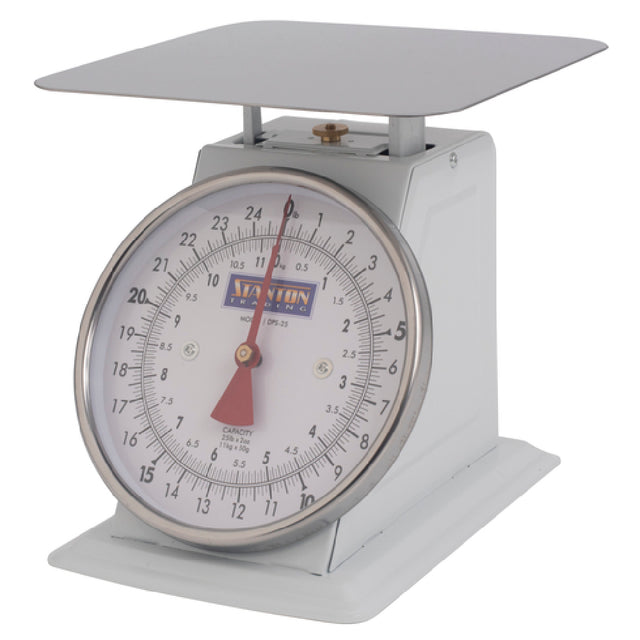 Stanton Trading DPS-25 - Portion Control Scale, Analog, 25 Lb. X 2 Oz. (11kg X 50g) Capacity
