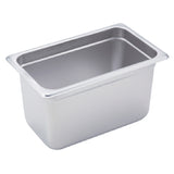 Winco SPJM-406 Steam Table Pan 1/4 Size 10-5/6" X 6-5/16" X 6" Deep