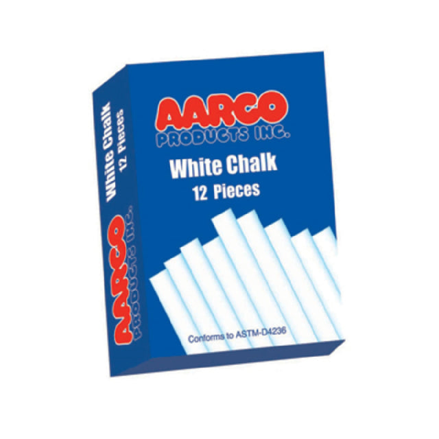 Aarco WCS-12 Chalk White (12 Pieces Per Box 12 Boxes Per Case)