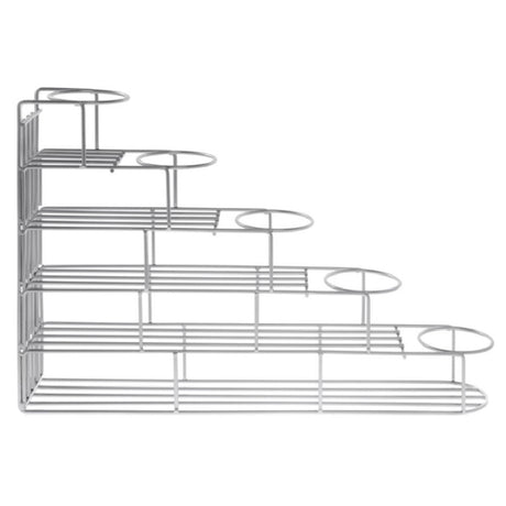 Hubert 96251 - Bottle Holder, 5-step, 22" X 4" X 15"H