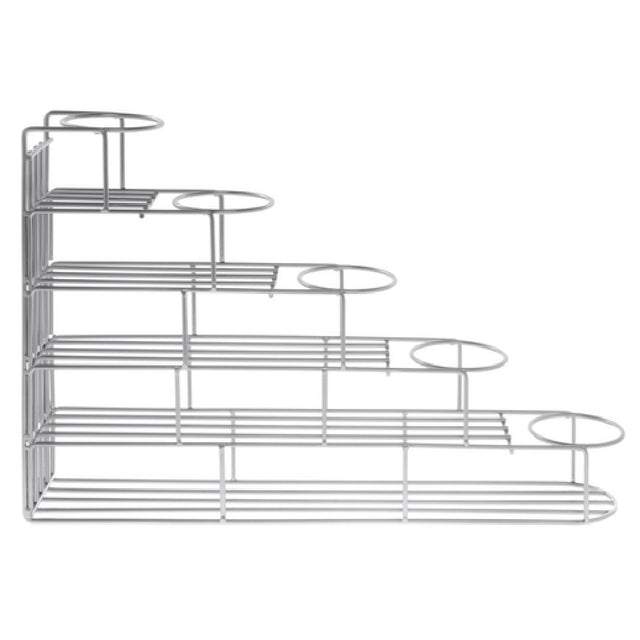Hubert 96251 - Bottle Holder, 5-step, 22" X 4" X 15"H