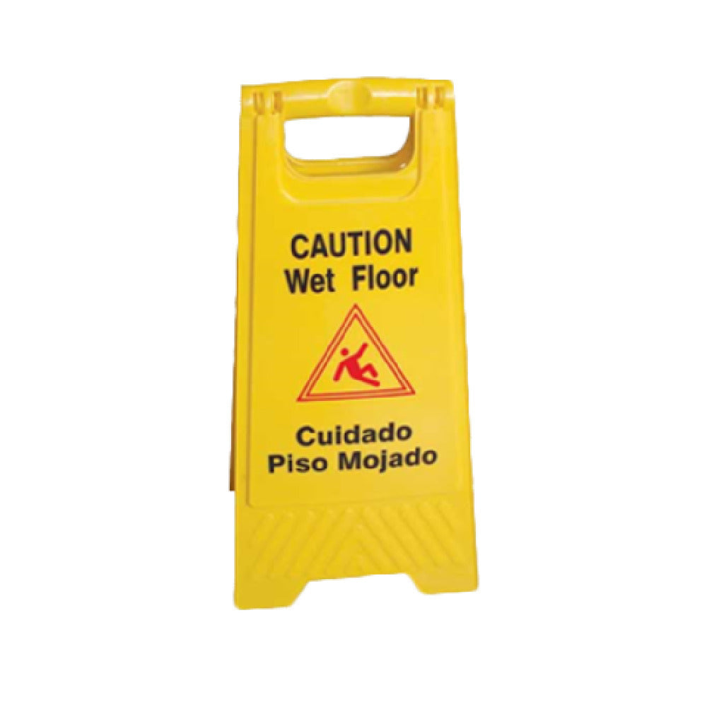 Thunder Group PLWFC024 Safety Floor Sign "Caution/Wet Floor" 24" Tall X 12" Wide