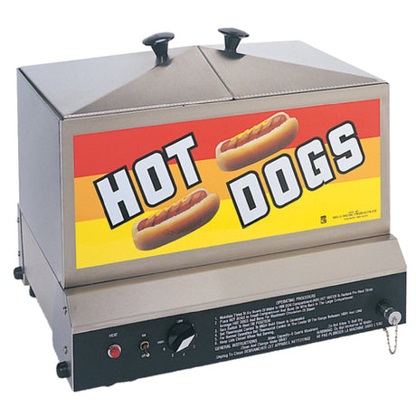 Gold Medal 8007 Steamin' Demon® Hot Dog Steamer (80) Hot Dogs & (40) Buns Capacity