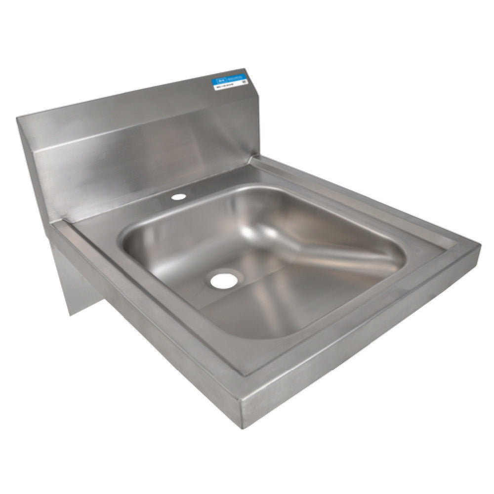 BK Resources BKHS-ADA-D-1 Hand Sink Wall Mounted 14"W X 16"D X 5" Deep Bowl