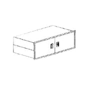 Piper Products RHD-74 - Hinged Doors For Understorage, For 74" Unit, (5) Openings