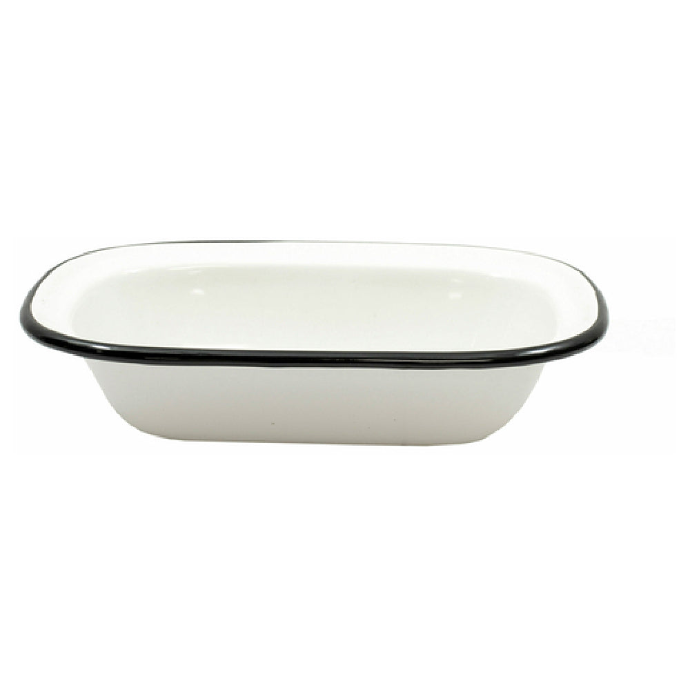 Tablecraft 80013 Enamelware Collection™ Serving Pan 18 Oz. 7-3/4" X 5-3/4 "x 1-3/4"