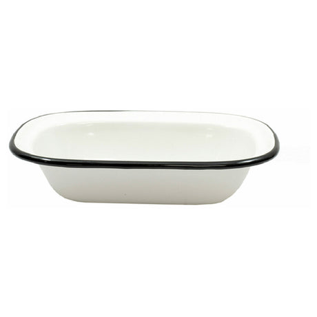 Tablecraft 80013 Enamelware Collection™ Serving Pan 18 Oz. 7-3/4" X 5-3/4 "x 1-3/4"