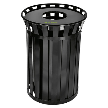 Alpine Industries ALP479-38 Alpine Industries Outdoor Metal Waste Receptacle 38 Gallon Capacity