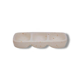 By The Earth Living SA069 Side Tray 5.5" X 3" 3 Portion