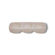 By The Earth Living SA069 Side Tray 5.5" X 3" 3 Portion