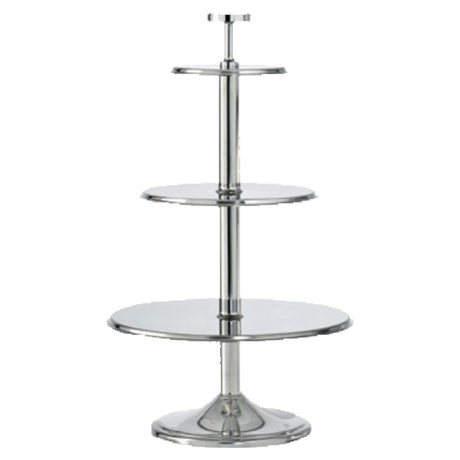 Paderno 56137-03 Wedding Cake Stand 3 Tiers 7-1/4" X 25-1/2" H