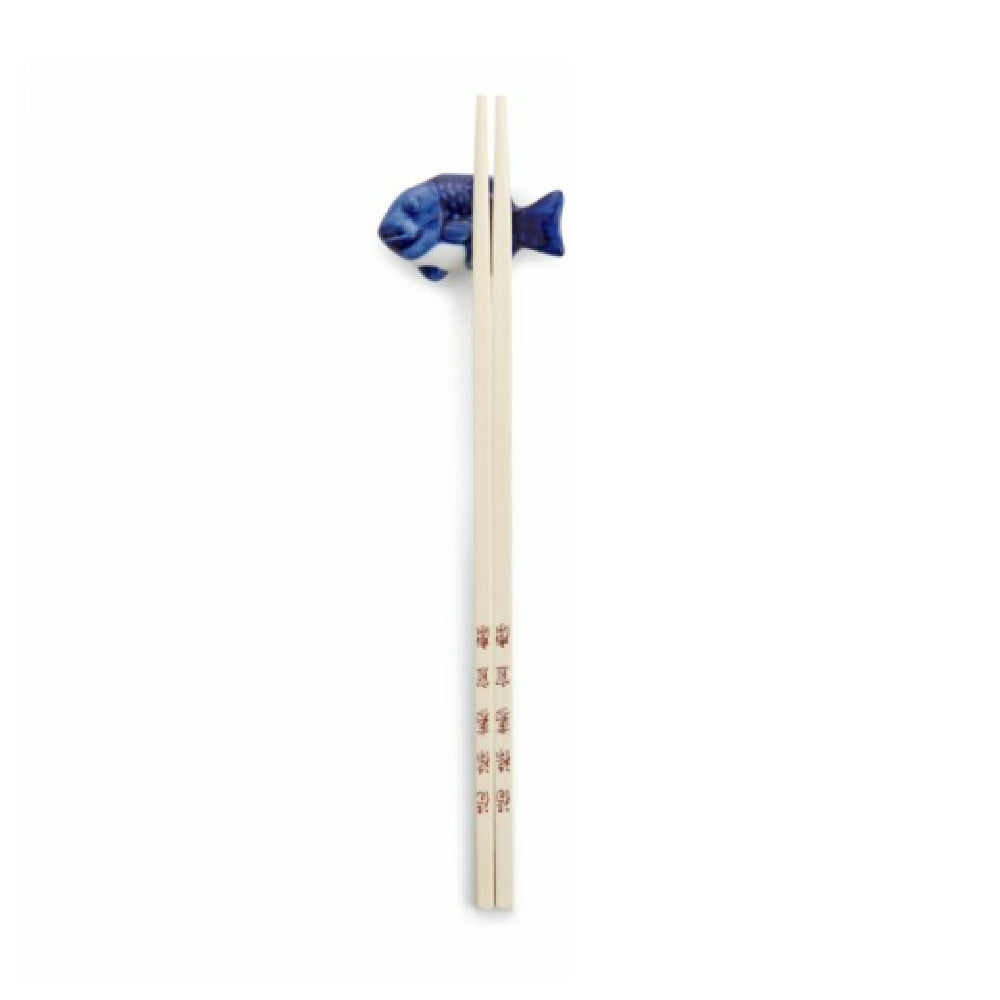 Harold Import Co. 97157 Helen's Asian Kitchen Fish Chopstick Rests 1.57" X 2.36" X 0.78"H Fish Shaped