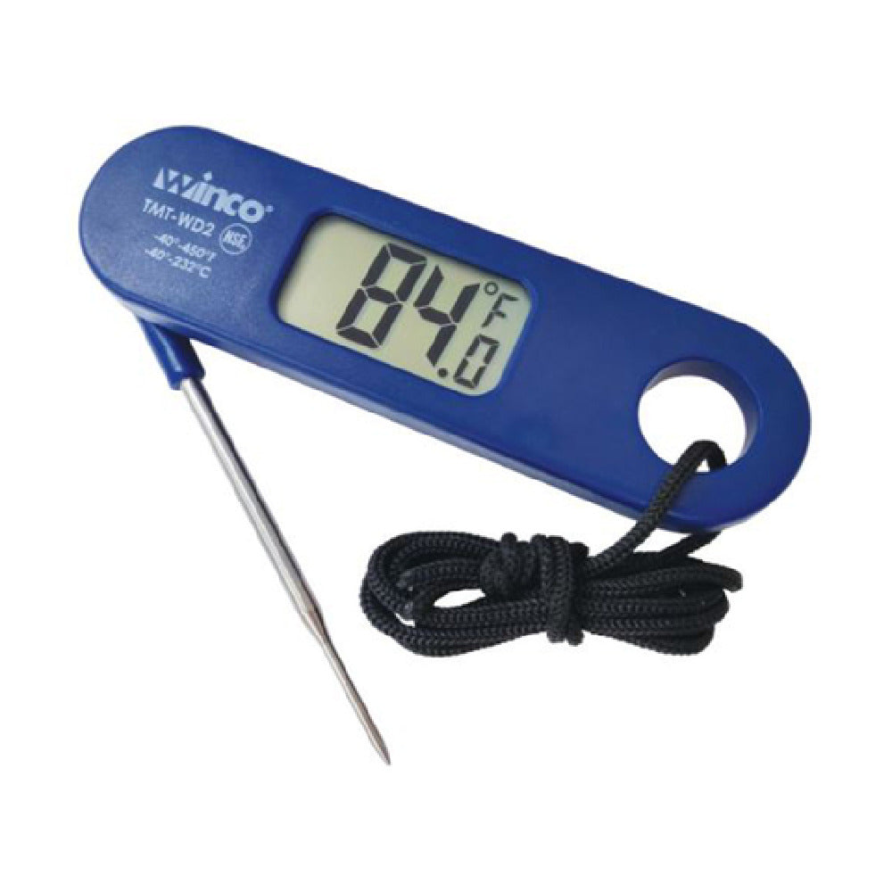 Winco TMT-WD2 Digital Thermometer Folding Probe 40°to 450°F