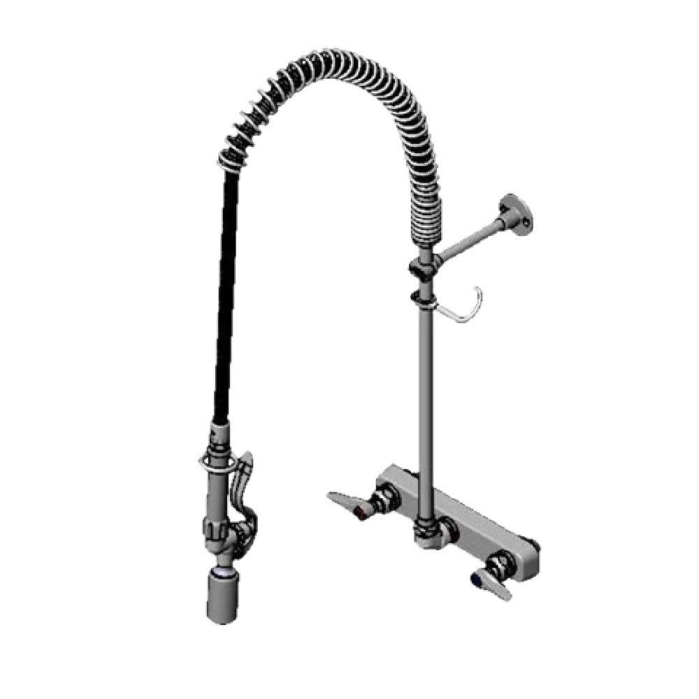 T&S Brass B-5125-BJ EasyInstall Workboard Pre-Rinse Unit Wall Mount Mixing Faucet