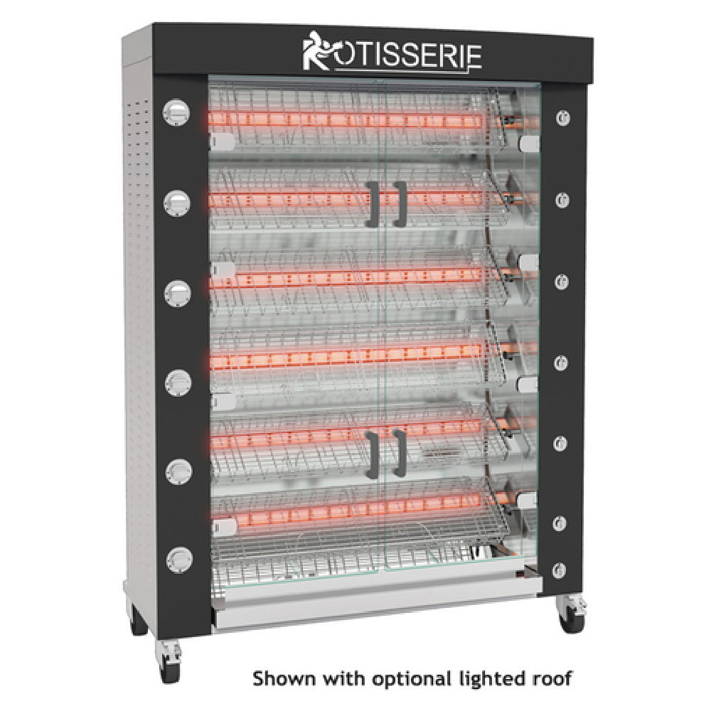 Rotisol FBS1400-6G-SSP FlamBoyant™ SPATCHCOCK Rotisserie Oven Gas Floor Model