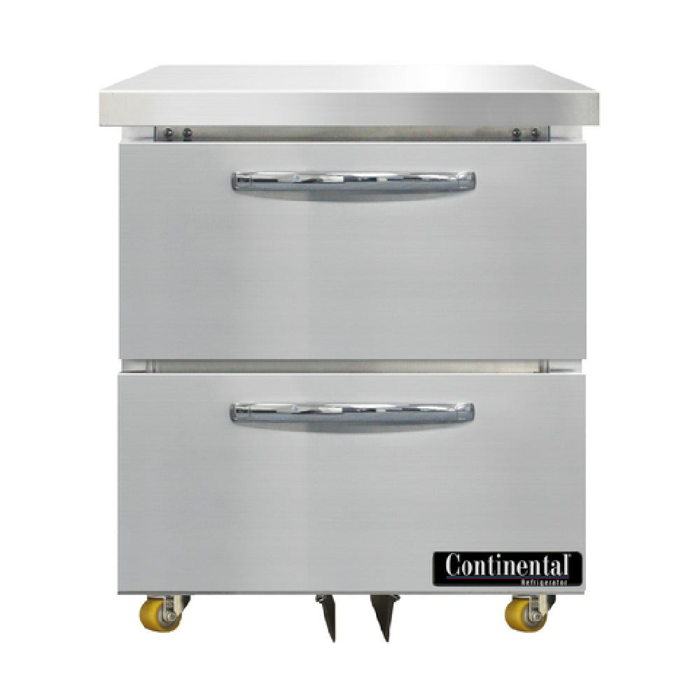 Continental Refrigerator DF27N-U-D Designer Line Undercounter Freezer 27"W One-section