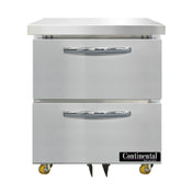 Continental Refrigerator DF27N-U-D Designer Line Undercounter Freezer 27"W One-section