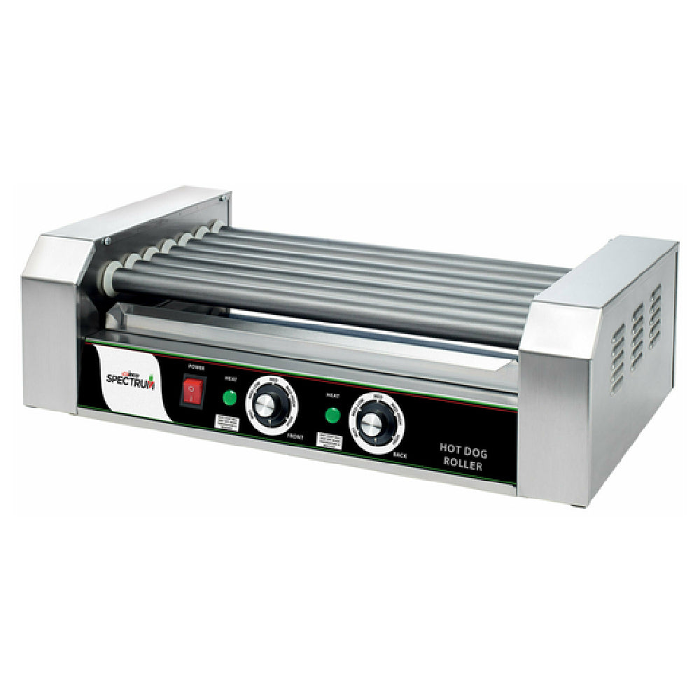 Winco EHDG-7R Spectrum™ RollsRight™ Hot Dog Grill Roller Type Capacity: 18 Hot Dogs