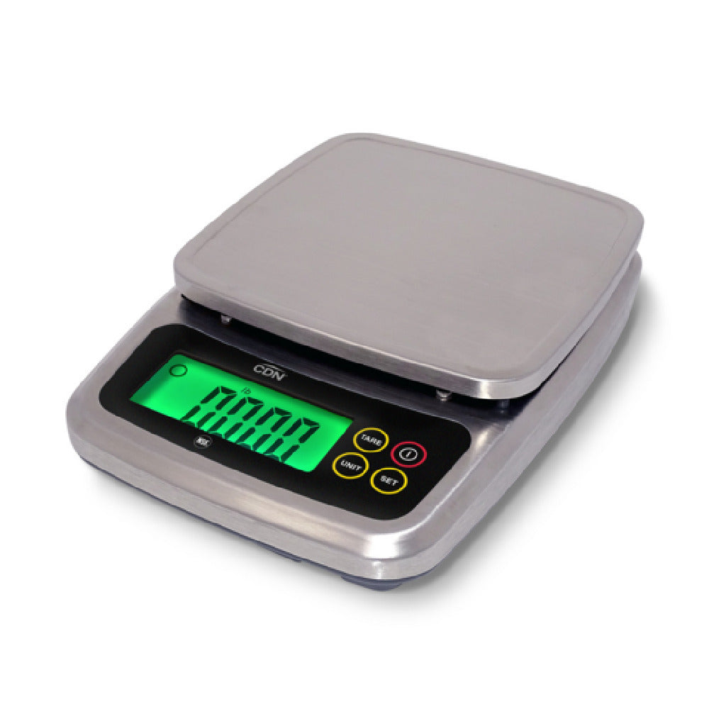 CDN SD1120 Digital Scale Submersible 5-3/5"W X 7-9/10"D X 1-4/5"H Overall