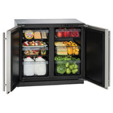 U-Line Corporation U-3036RRS-00B Modular 3000 Series Dual Temperature Undercounter Refrigerator