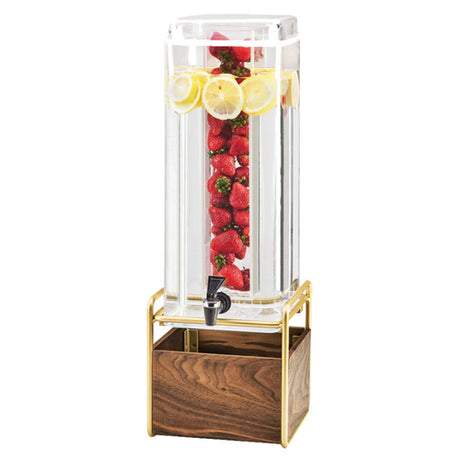 Cal Mil 3703-3INF-46 Mid-Century Beverage Dispenser 3 Gallon Capacity 8-1/4"W X 10"D X 24"H