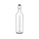 Bauscher Hepp 11321/01 - Hydrosommelier Bottle, 1L (34 Oz.) (35.25 Oz. Brimful), 3-3/8" Dia. X 13-1/4"H