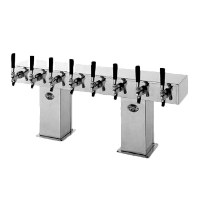 Perlick 4006-10BPC4 Bridge Tee Draft Beer Tower Countertop Extra High