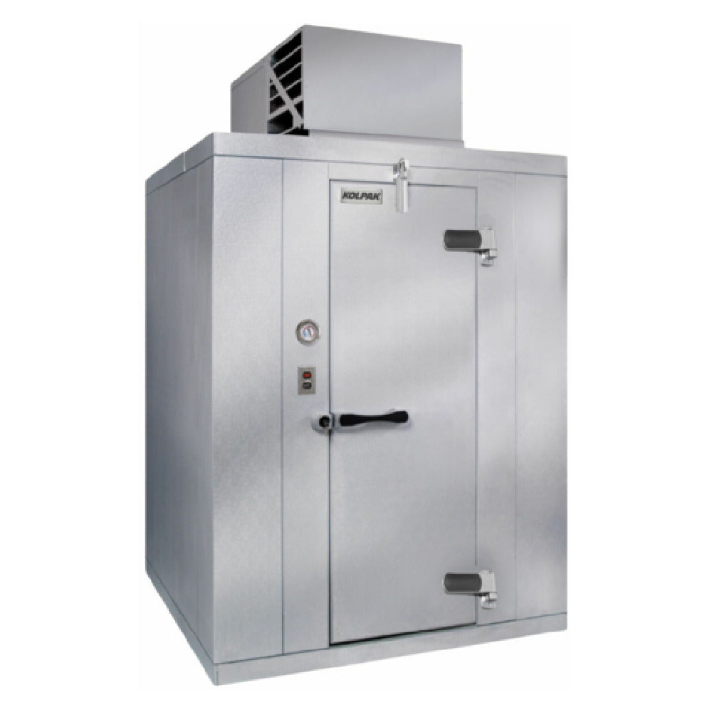 Kolpak P8-0808-CT Polar-Pak Indoor Walk-In Cooler With Top-mounted Self-contained Refrigeration. Nominal 7' 9" X 7' 9" X 8' 6.25" With Era Floor