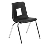 Flash Furniture ADV-SSC-18BLK Chair 20"W X 19"D X 30-1/2"H Stackable