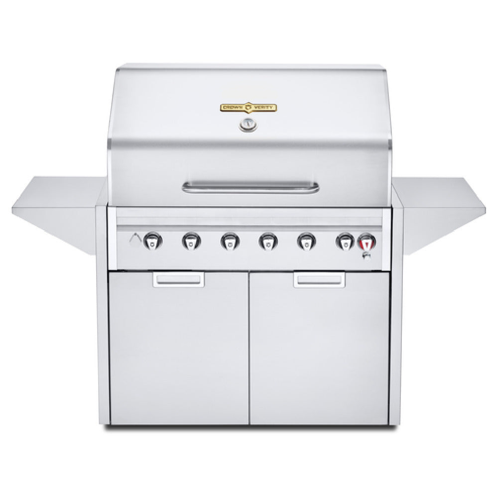 Crown Verity IE42MLP Crown Verity Estate Elite 42" Cart Grill Individually Controlled Burners