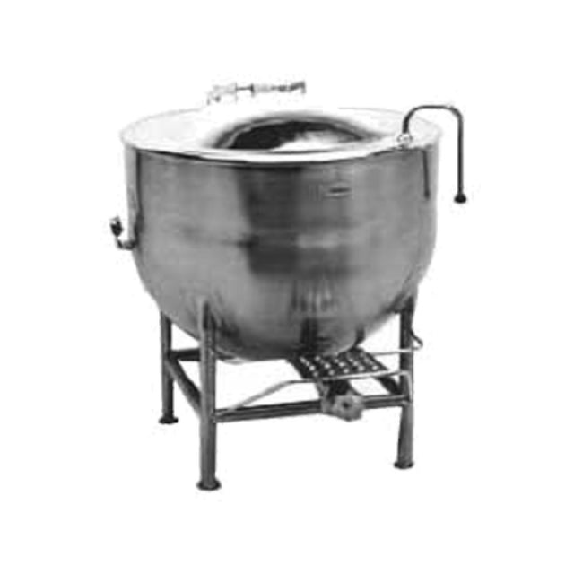 Legion LT-50 Stationary Direct Steam Kettle 50-gallon 304 Stainless Steel Liner