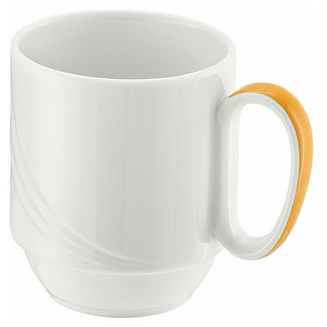 Libbey 9185629-62991 (Formerly Syracuse China) Mug 9-1/2 Oz. (H 3-3/8" T 3-1/8" F 2-1/8")