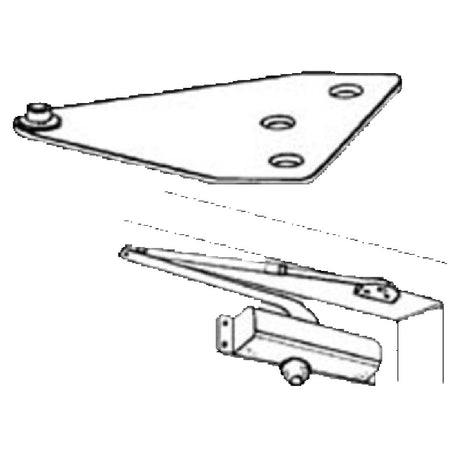 Franklin Machine Products 134-1008 Parallel Arm Bracket For Use With 134-1120 Dark Brown Finish