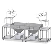Gold Medal 2791-00-101 - Twin Kettle Pro Plant Stand (for Cornado), Modular Table System