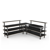 Steelite MGCMLB01MSXF Mogogo Buffet Solutions Modular Cooling Corner Station 3-tier