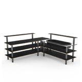 Steelite MGCMLB01MSXF Mogogo Buffet Solutions Modular Cooling Corner Station 3-tier