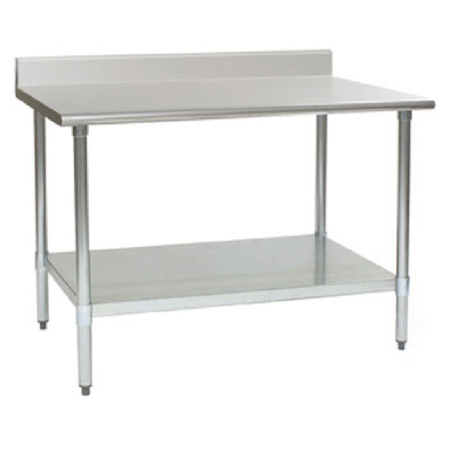 Eagle BPT-2484B-BS BlendPort® Budget Series Work Table 84"W X 24"D 430 Stainless Steel Top