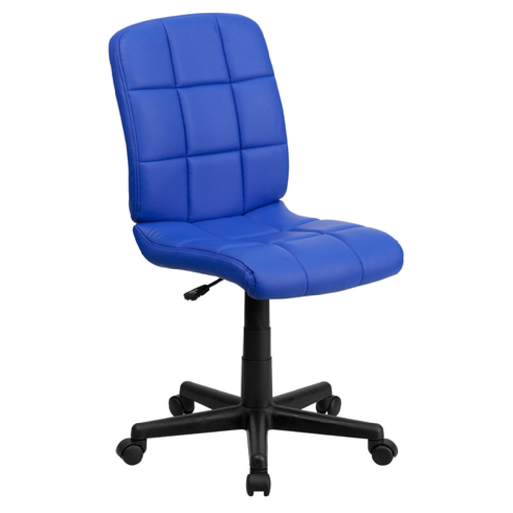 Flash Furniture GO-1691-1-BLUE-GG Swivel Task Chair 34" To 38-3/4" Adjustable Height