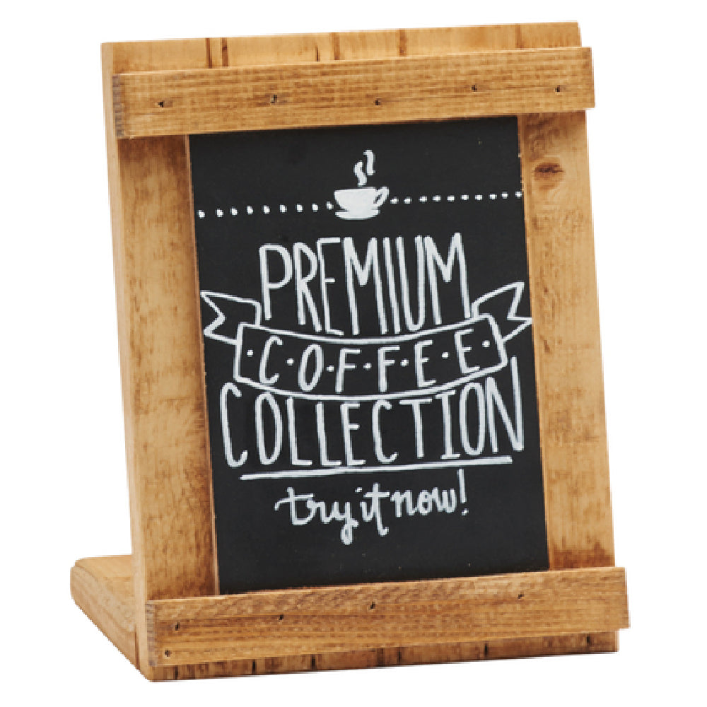 Cal Mil 3489-46-99 Madera Write-On Chalkboard 4"W X 6"H Write-on Area Rustic Pine Frame (use With Chalkboard Pen)