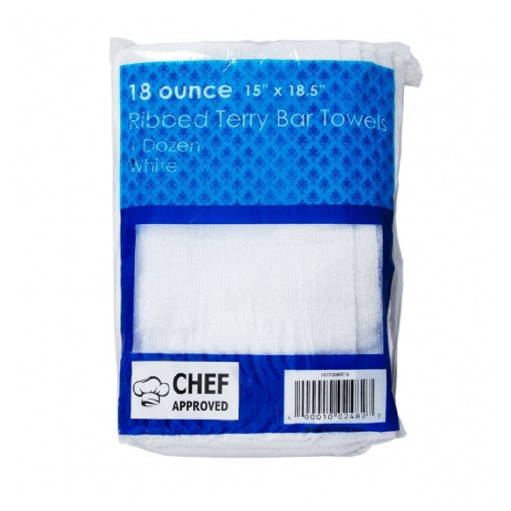 Chef Approved 167700BRT18 Bar Towel 19" X 16" 18oz Per Dozen