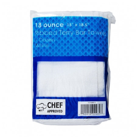 Chef Approved 167700BRT18 Bar Towel 19" X 16" 18oz Per Dozen