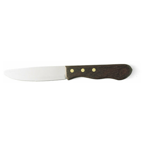 Steelite WL830527 Walco Steak Knife 5" Heavy Duty Stainless Steel Blade Round Tip