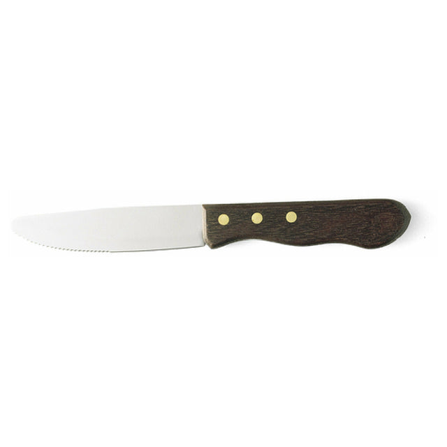 Steelite WL830527 Walco Steak Knife 5" Heavy Duty Stainless Steel Blade Round Tip