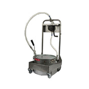 MirOil USA 55HD Oil Filter Machine/Discard Trolley Hand Operated Oil Pump 1-way For Fryers With Drain Valves For Oil Capacity To 55 Lb