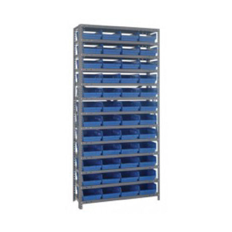 Quantum 1275-107_YELLOW - Shelving Unit, 12"D X 36"L X 75"H, Heavy Duty