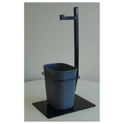 Hubert 56127 - Modular PPE & Sanitizer Stand, Single Arm, 15-1/5"L X 12-3/5"W X 29"H
